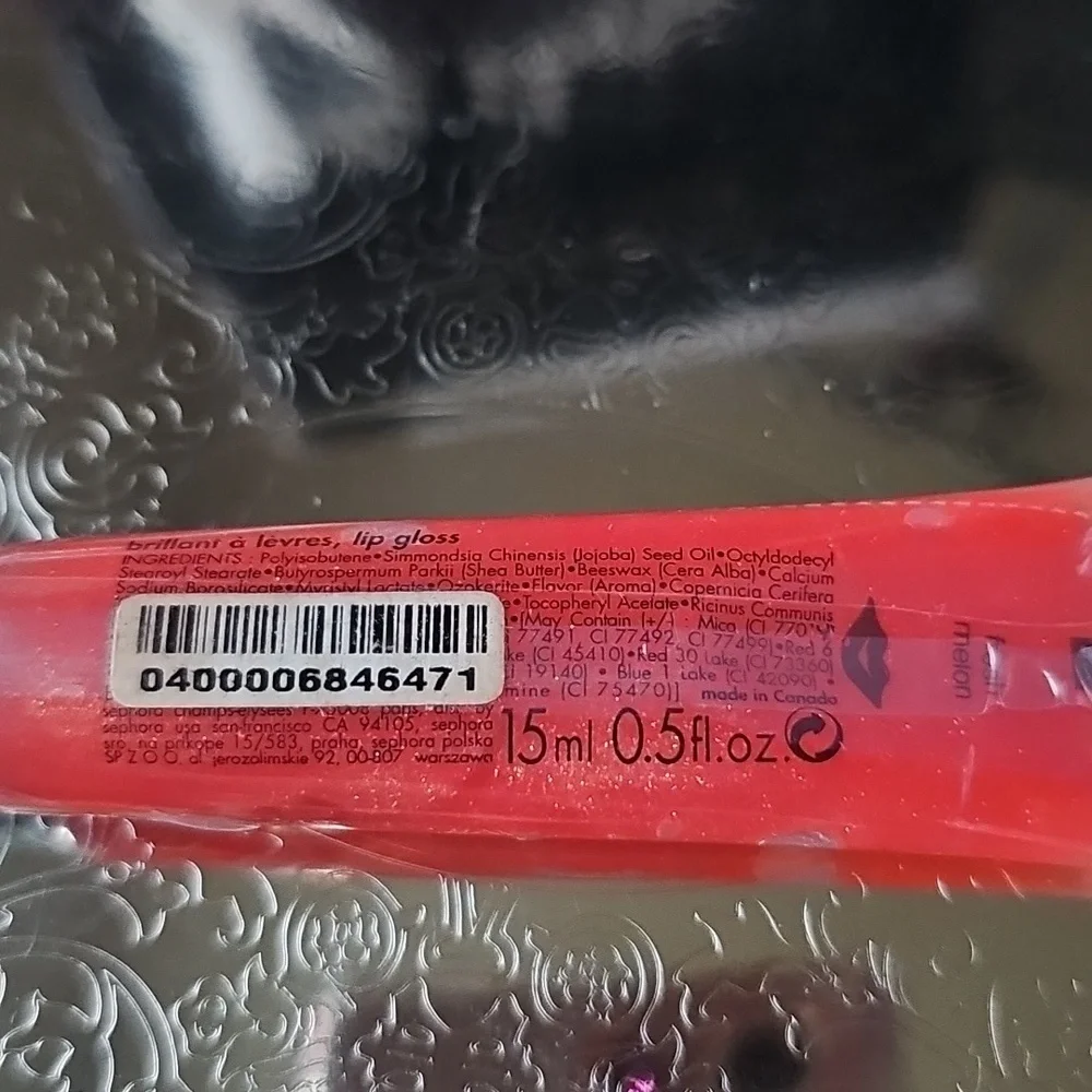 New Vintage Sephora Super Shimmer Lip Gloss - Fresh Melon Sealed